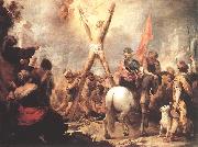 MURILLO, Bartolome Esteban The Martyrdom of St Andrew g painting